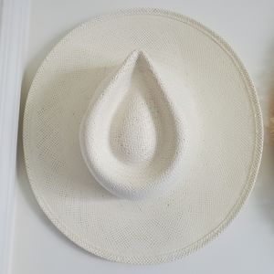 Janessa Leone white straw hat